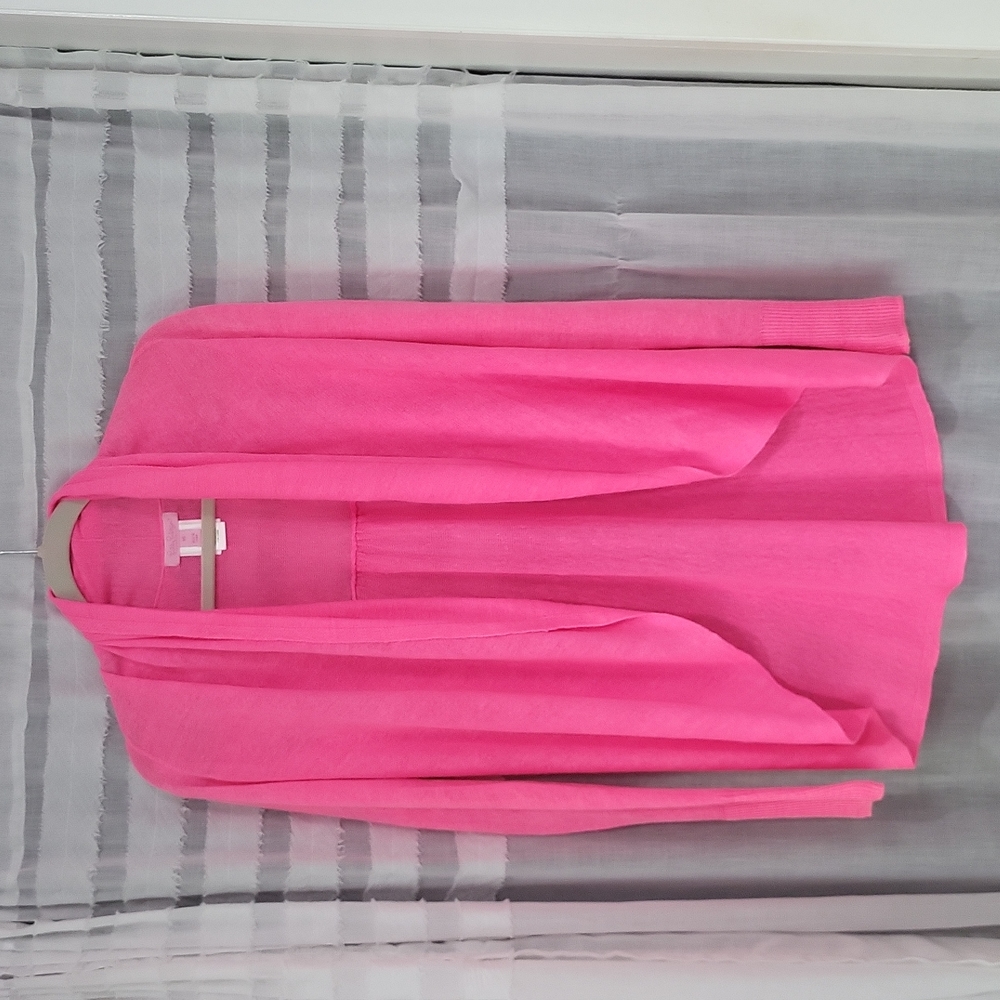 Lilly Pulitzer bright pink cardigan xs